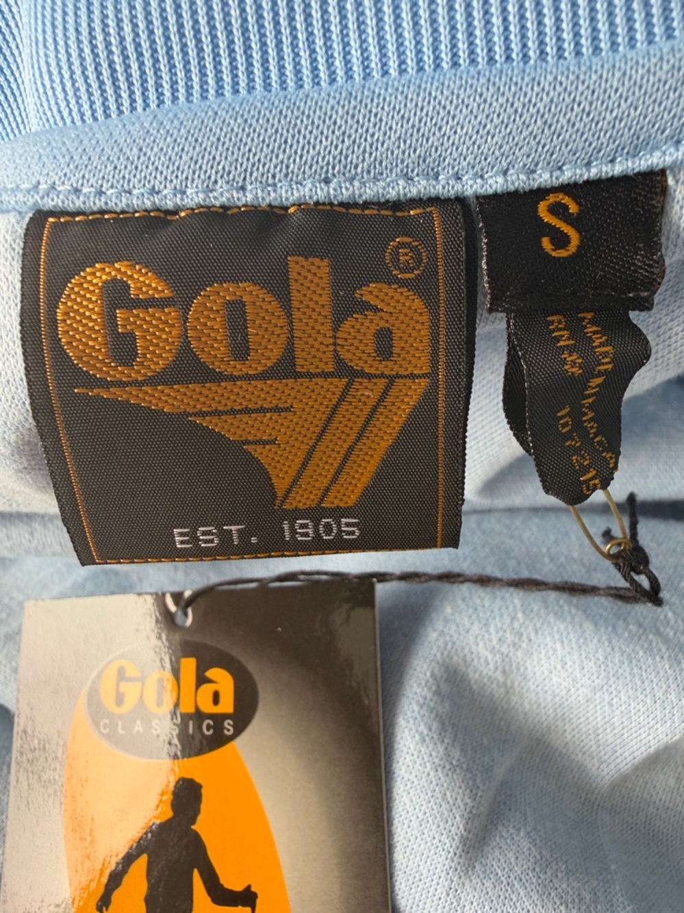 Gola Women’s Blue Retro Zip Track Jacket Size Small NWT - Picture 6 of 8